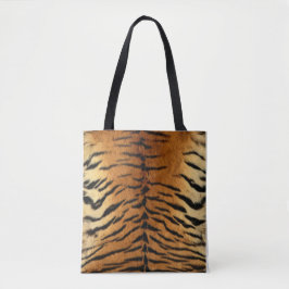 Bräunliche und schwarze Tigermuster Tasche