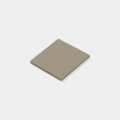  Bräunliches Grau (Vollfarbe)  Post-it Klebezettel (angewinkelt)