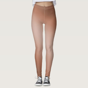 Braunlichtombre-Effekt Leggings