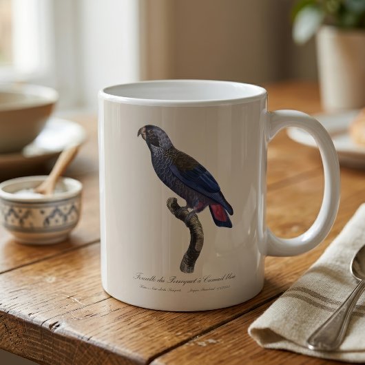Braunpapagei, Pionus fuscus Kaffeetasse