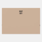 Braunpapier Geschenkpapier Set (Vorderseite 3)