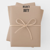 Braunpapier Geschenkpapier Set (Beispiel)