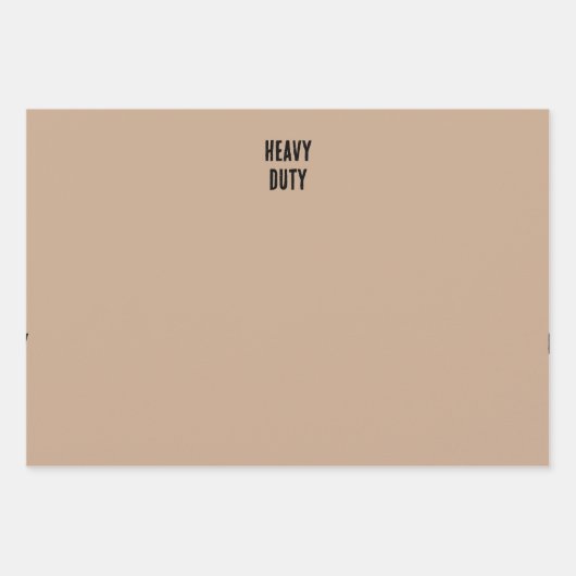 Braunpapier Geschenkpapier Set (Vorderseite)