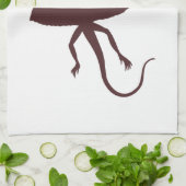 Braunreptil Handtuch (Gefaltet)