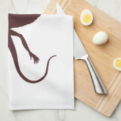 Braunreptil Handtuch (Viertel Falte)