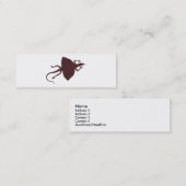 Braunreptil Mini Visitenkarte (Vorne/Hinten)