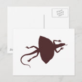 Braunreptil Postkarte (Vorne/Hinten)