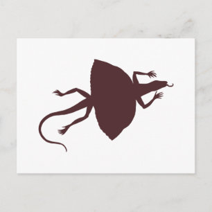Braunreptil Postkarte