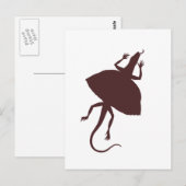 Braunreptil Postkarte (Vorne/Hinten)