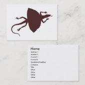 Braunreptil Visitenkarte (Vorne/Hinten)