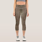 Braunretro Capri Leggings (Vorderseite)