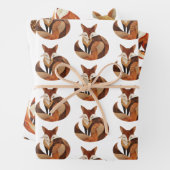 Braunrost Geschenkpapier Set (Beispiel)