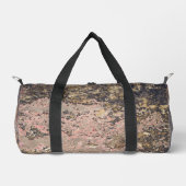 Braunrostmuster Duffle Bag (Vorderseite)