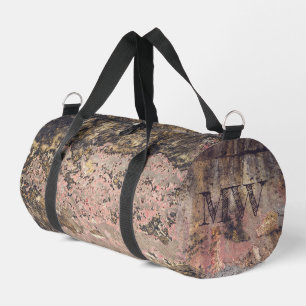 Braunrostmuster Duffle Bag