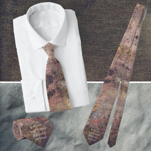 Braunrostmuster Krawatte