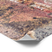 Braunrostmuster Poster (Ecke)