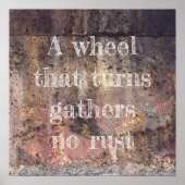 Braunrostmuster Poster (Vorne)