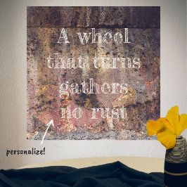 Braunrostmuster Poster