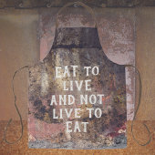 Braunrostmuster Schürze