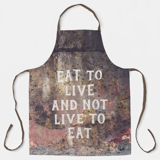 Braunrostmuster Schürze (Vorderseite)