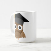 Braunschale mit Abschluss-Graduierungskappe Tasse (Vorderseite Links)