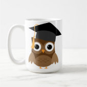 Braunschale mit Abschluss-Graduierungskappe Tasse (Links)