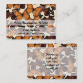 Braunschmetterlingsmuster Visitenkarte (Vorne/Hinten)
