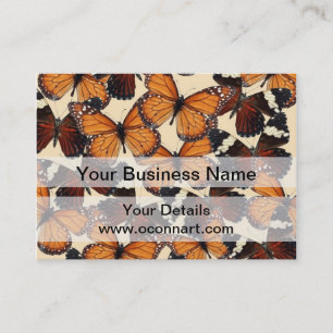Braunschmetterlingsmuster Visitenkarte