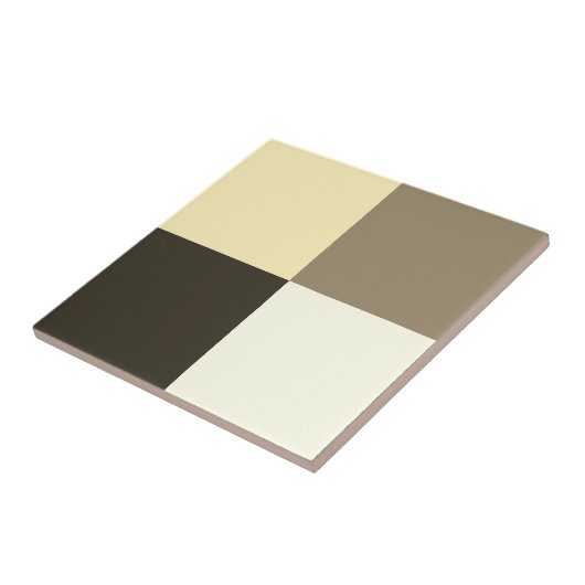 Braunschokolade Beige Creme Tan Fliese (Seite)