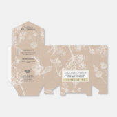 Braunschokolade - Packung mit losem Blätterteig Geschenkschachtel (Ungefaltet)