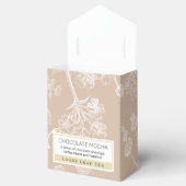 Braunschokolade - Packung mit losem Blätterteig Geschenkschachtel (Geöffnet)