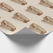 Braunschuhpolster Geschenkpapier (Ecke)