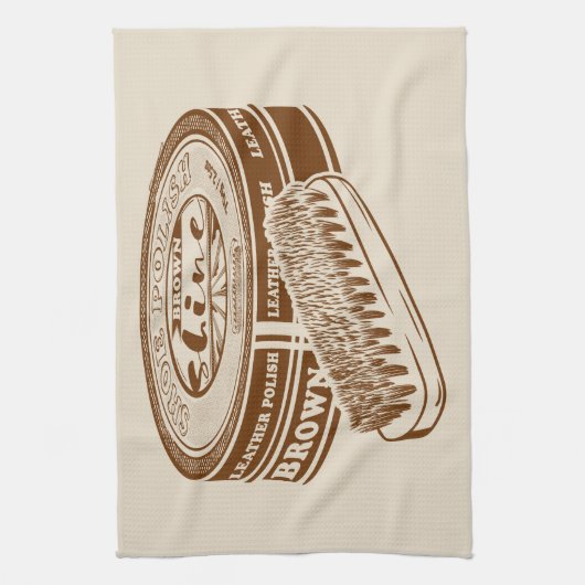 Braunschuhpolster Geschirrtuch (Vertikal)
