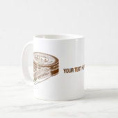 Braunschuhpolster Kaffeetasse (Vorderseite Links)