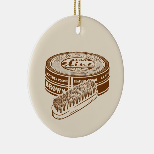 Braunschuhpolster Keramik Ornament (Rechts)