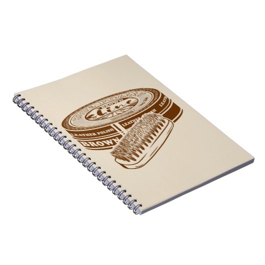 Braunschuhpolster Notizblock (Rechte Seite)