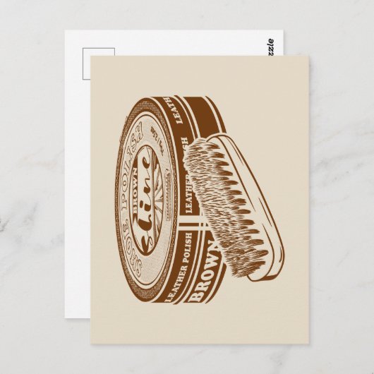 Braunschuhpolster Postkarte (Vorne/Hinten)