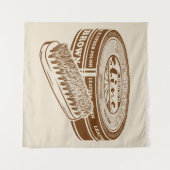 Braunschuhpolster Wandteppich (Vorderseite (Horizontal))