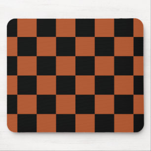 Braunschwarz Geländermuster Mousepad