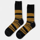 Braunschwarz Socken (Linkes Detail)