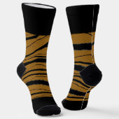 Braunschwarz Socken (Gewinkelt)