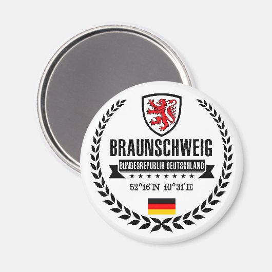 Braunschweig Magnet (Vorderseite/Rückseite)