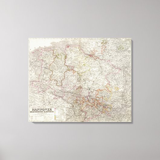 Braunschweig, Oldenburg Leinwanddruck (Vorderseite)