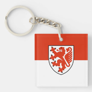 Braunschweig Stadt Emblem Flagge Symbol Deutschlan Schlüsselanhänger
