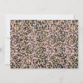 Braunschweig und Shine Pink Goldener Geburtstag Ei Einladung (Rückseite)