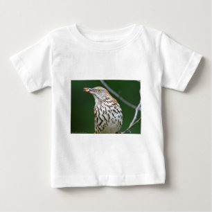 Braunspottdrossel mit Geschenken des Tages Geschen Baby T-shirt