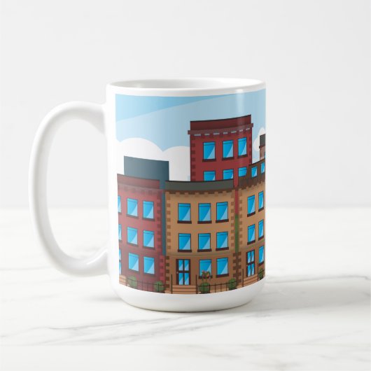 Braunsteingebäude Kaffeetasse (Links)