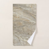Braunsteinstruktur Badhandtuch Set (Handtuch)