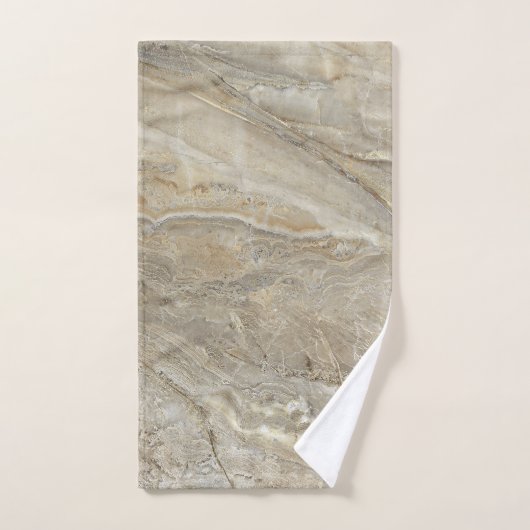 Braunsteinstruktur Badhandtuch Set (Handtuch)