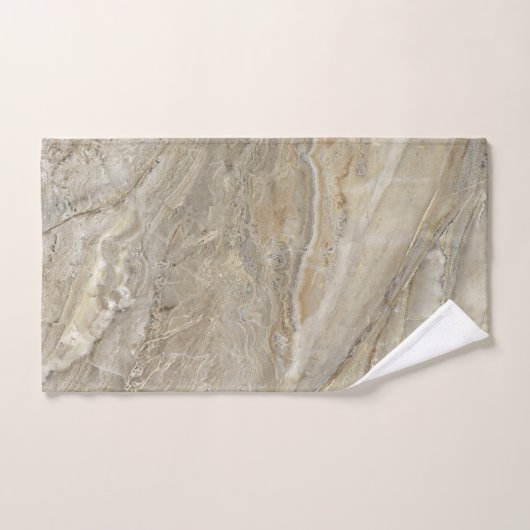 Braunsteinstruktur Badhandtuch Set (Handtuch)